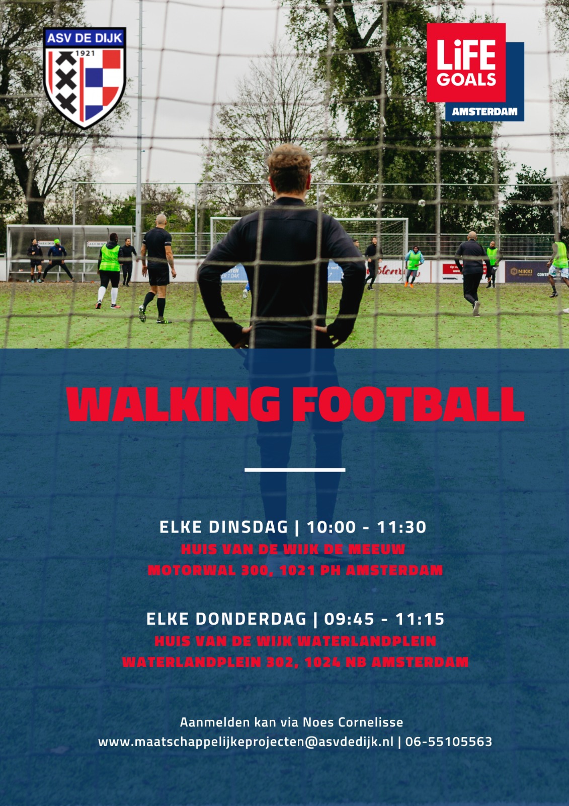 flyer walking football