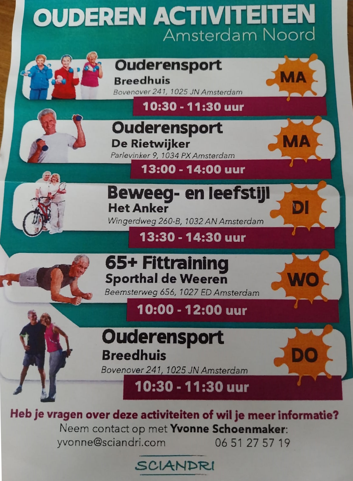 ouderen sport