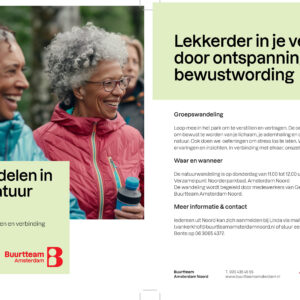 flyer natuurwandeling