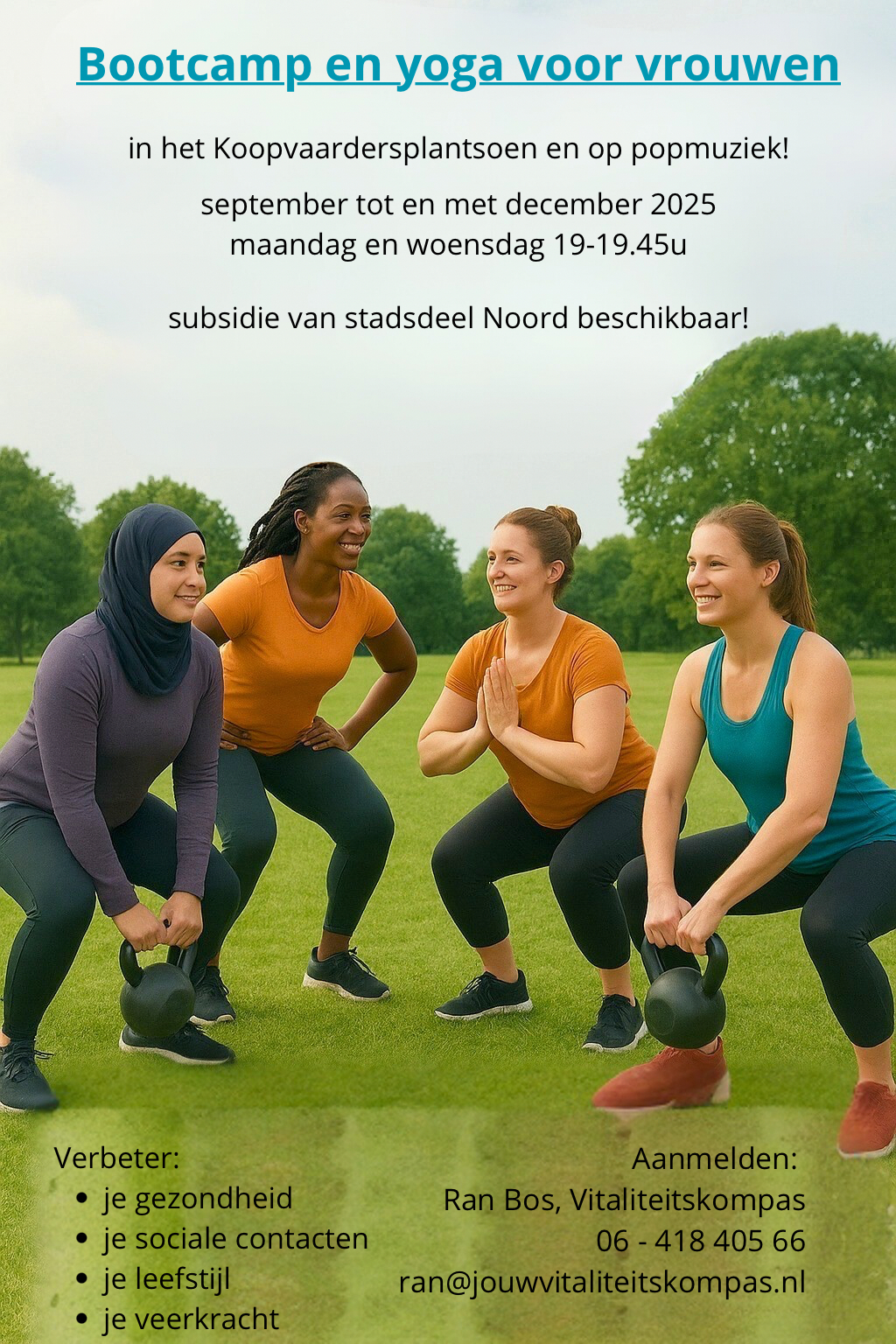 flyer yoga voor vrouwen