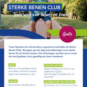 flyer sterke benenclub