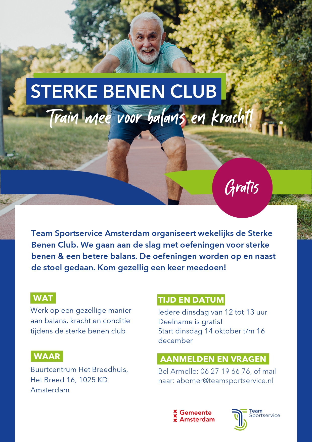 flyer sterke benenclub