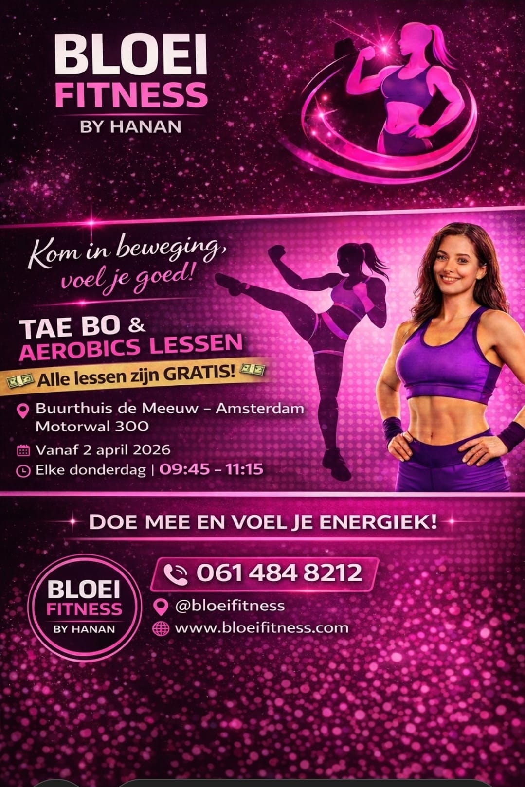Bloei Fitness flyer Nl
